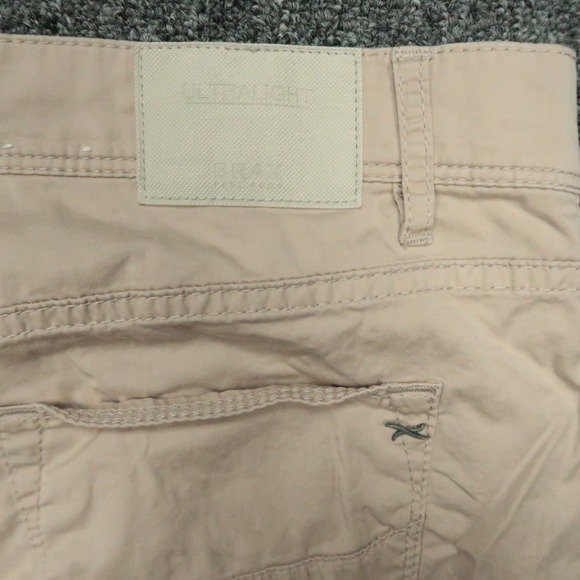 Brax Pants Men 34x34 Stone Khkai Ultralight Cadiz Chino 5 Pocket Trouser - Picture 7 of 13